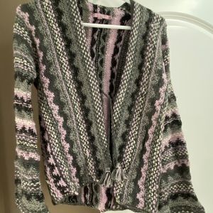 Calypso 100% alpaca cardigan sweater